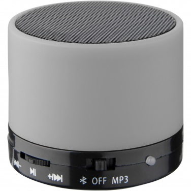 Logo trade corporate gifts image of: Duck cylinder Bluetooth® speaker with rubber finish