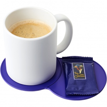 Logo trade corporate gifts image of: Sidekick plastic coaster
