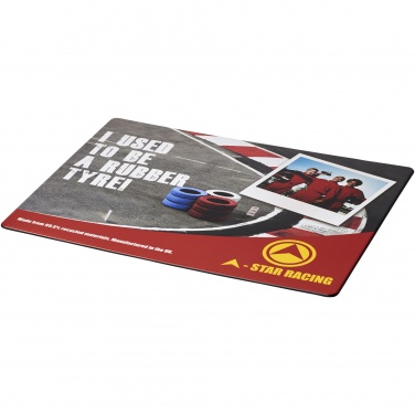 Logotrade promotional product picture of: Brite-Mat® mouse mat with tyre material