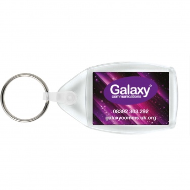 Logotrade corporate gift image of: Lita P6 keychain with plastic clip