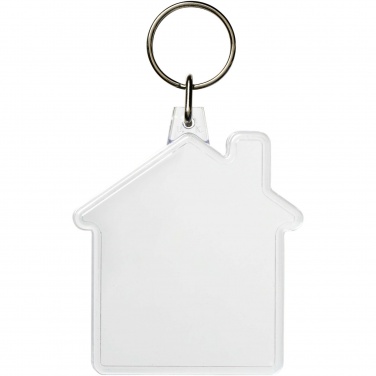 Logotrade business gift image of: Combo house-shaped keychain