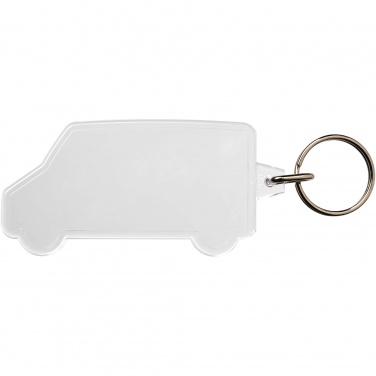 Logotrade promotional item picture of: Combo van-shaped keychain