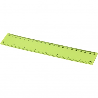Logo trade promotional gifts image of: Rothko 20 cm plastic ruler