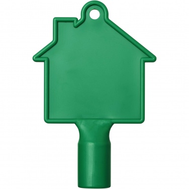 Logo trade promotional gifts picture of: Maximilian house-shaped utility key