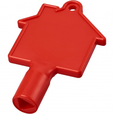 Logo trade promotional products image of: Maximilian house-shaped utility key