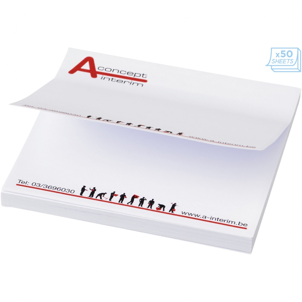 Logo trade business gift photo of: Sticky-Mate® sticky notes 75x75mm