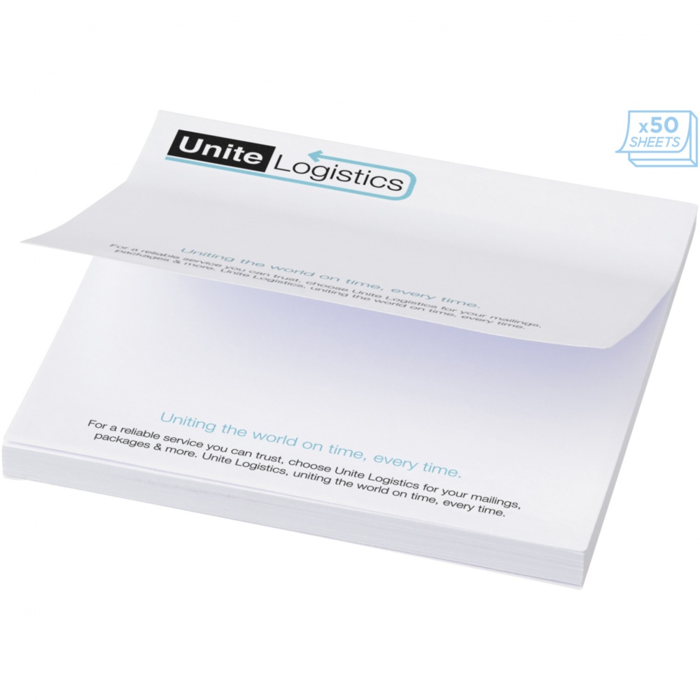 Logo trade promotional gifts image of: Sticky-Mate® large square sticky notes 100x100mm