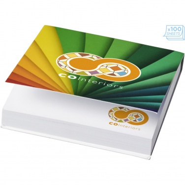 Logotrade business gift image of: Sticky-Mate® soft cover squared sticky notes 75x75mm