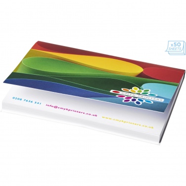 Logo trade promotional giveaways picture of: Sticky-Mate® A7 soft cover sticky notes 100x75mm