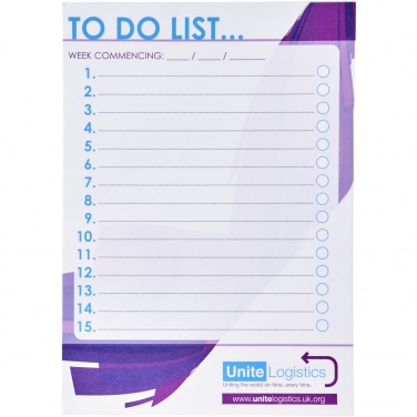 Logo trade corporate gifts image of: Desk-Mate® A5 notepad