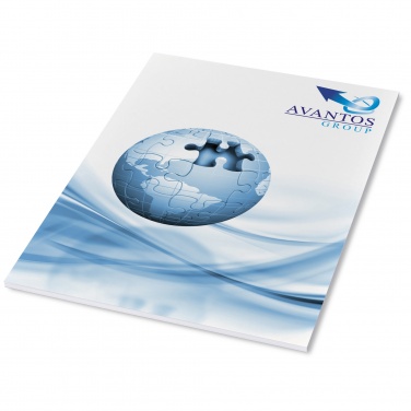 Logo trade promotional giveaways picture of: Desk-Mate® A4 notepad wrap over cover