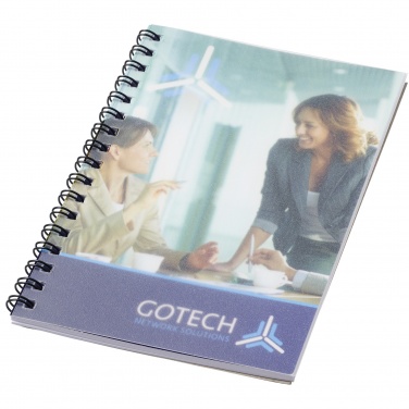 Logo trade promotional gifts image of: Desk-Mate® spiral A6 notebook PP cover
