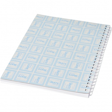 Logo trade promotional products image of: Desk-Mate® spiral A4 notebook