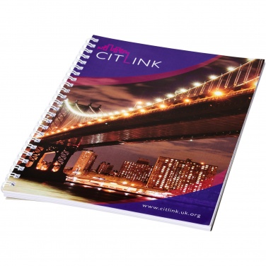 Logotrade promotional product picture of: Desk-Mate® spiral A4 notebook