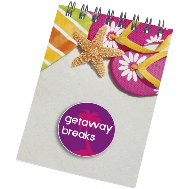 Logo trade advertising products image of: Desk-Mate® spiral A7 notebook