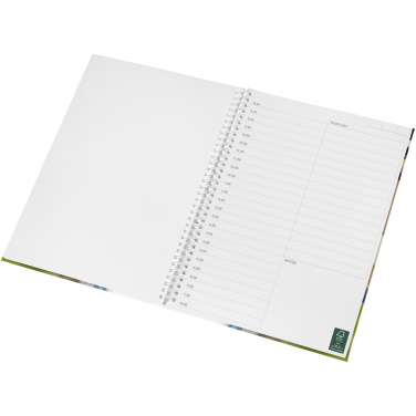 Logo trade promotional items picture of: Wire-o A4 notebook hard cover