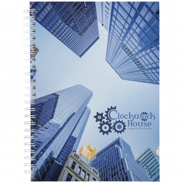 Logotrade promotional merchandise picture of: Wire-o A5 notebook hard cover