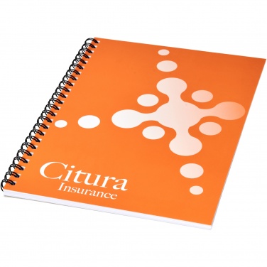Logo trade corporate gift photo of: Desk-Mate® A5 notebook synthetic cover