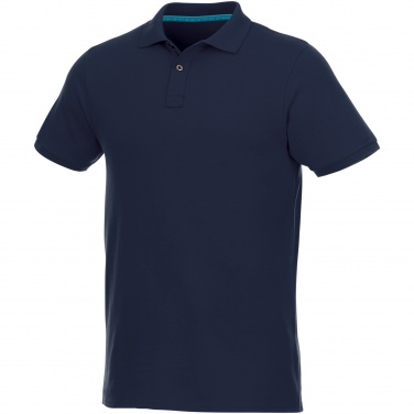 Logo trade corporate gifts image of: Beryl short sleeve men's organic recycled polo