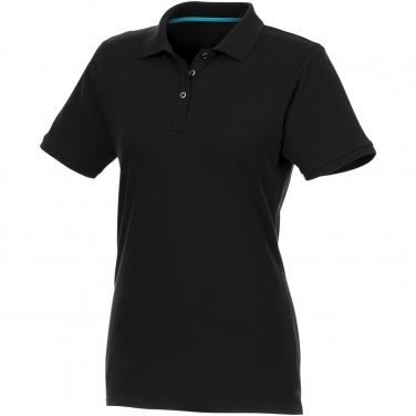 Logo trade corporate gifts image of: Beryl short sleeve women's organic recycled polo