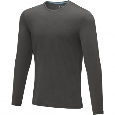 Logo trade promotional product photo of: Ponoka long sleeve men's organic t-shirt