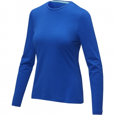 Logotrade business gift image of: Ponoka long sleeve women's organic t-shirt