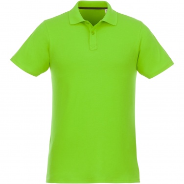 Logo trade promotional giveaways image of: Helios short sleeve men's polo