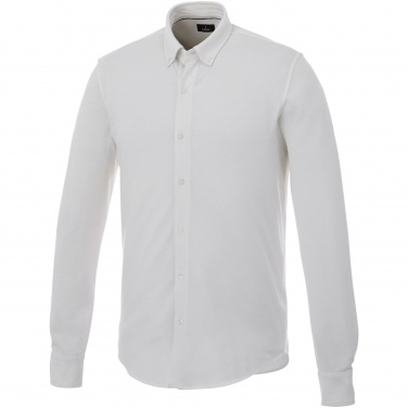 Logo trade promotional product photo of: Bigelow long sleeve men's pique shirt
