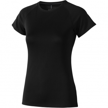Logo trade promotional giveaway photo of: Niagara short sleeve women's cool fit t-shirt