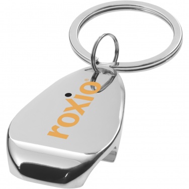Logo trade promotional gifts image of: Don bottle opener keychain