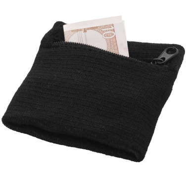 Logo trade promotional products image of: Brisky performance wristband with zippered pocket