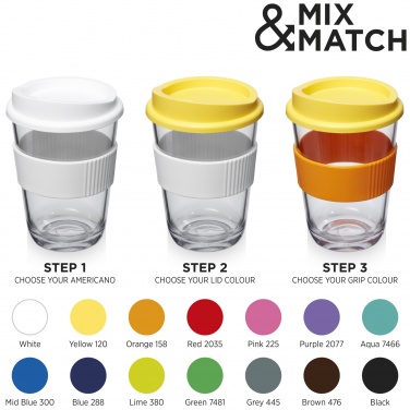 Logo trade promotional items image of: Americano® Cortado 300 ml tumbler with grip