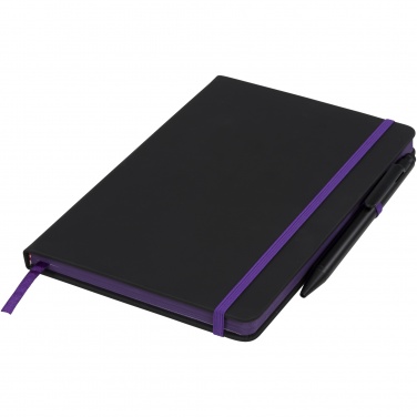 Logo trade promotional gift photo of: Noir Edge medium notebook