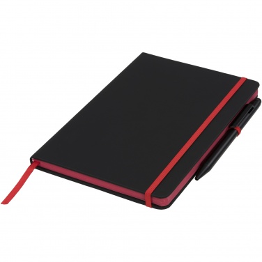 Logo trade promotional gifts picture of: Noir Edge medium notebook