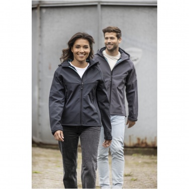 Logo trade promotional merchandise photo of: Coltan men’s GRS recycled softshell jacket
