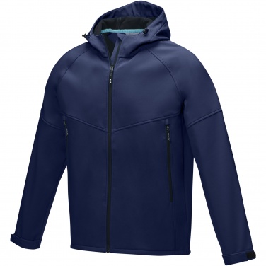 Logo trade corporate gifts image of: Coltan men’s GRS recycled softshell jacket