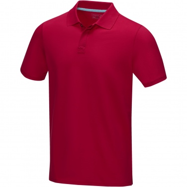 Logotrade promotional merchandise picture of: Graphite short sleeve men’s organic polo