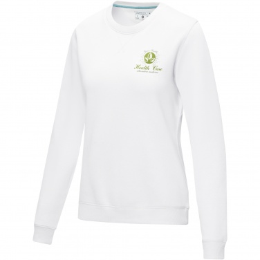 Logo trade promotional items image of: Jasper women’s organic recycled crewneck sweater