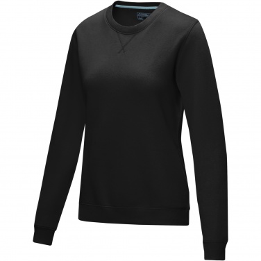Logo trade promotional gifts picture of: Jasper women’s organic recycled crewneck sweater