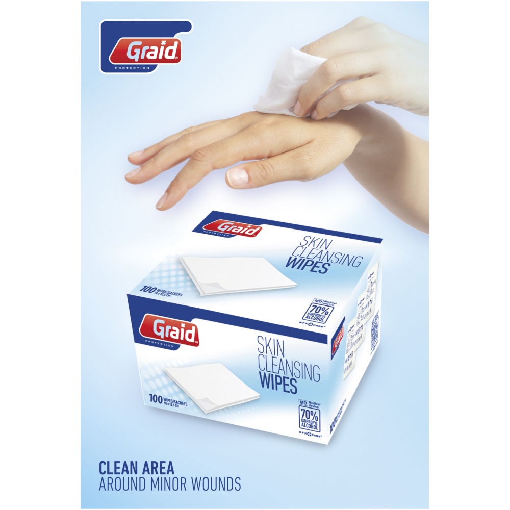Logo trade business gift photo of: Elisabeth cleansing wipes