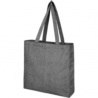 Logo trade promotional giveaway photo of: Pheebs 210 g/m² recycled gusset tote bag 13L