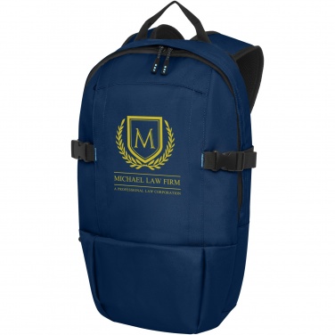 Logo trade promotional gifts picture of: Baikal 15" GRS RPET laptop backpack 8L