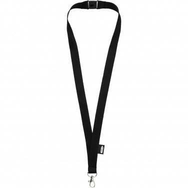 Logo trade advertising products picture of: Tom recycled PET lanyard with breakaway closure