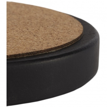 Logo trade promotional giveaways picture of: Kivi 10W limestone/cork wireless charging pad