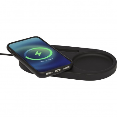 Logotrade promotional products photo of: Klip 5W wireless charging desk organizer