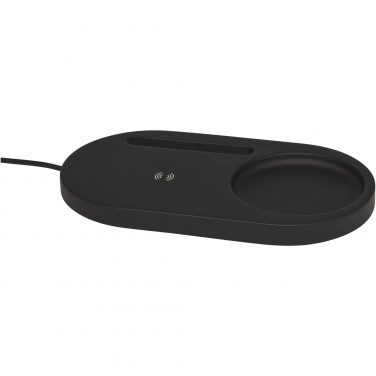 Logotrade corporate gift picture of: Klip 5W wireless charging desk organizer
