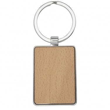Logotrade promotional gifts photo of: Mauro beech wood rectangular keychain