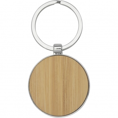 Logotrade promotional item picture of: Nino bamboo round keychain
