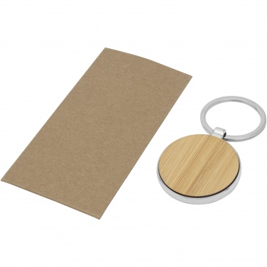 Logotrade corporate gift picture of: Nino bamboo round keychain