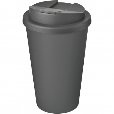 Logo trade corporate gifts image of: Americano® Eco 350 ml recycled tumbler with spill-proof lid